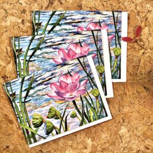 Pack of 3 Fine Art Greeting Cards by Catherine Obreza Fetterman